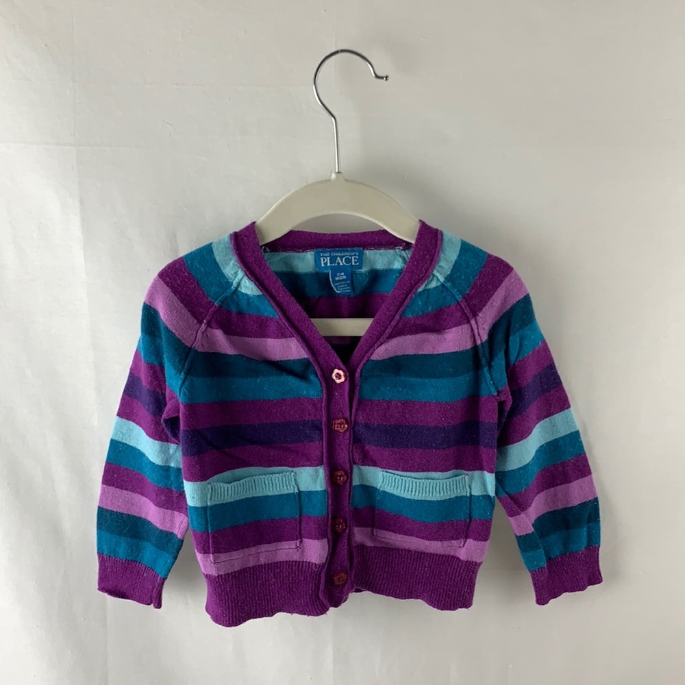 The Children’s Place Striped Cardigan Sweater